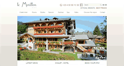 Desktop Screenshot of hotellemorillon.com